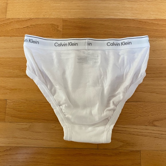 A clean, simple, stylish, and unassuming Calvin Klein cotton brief with a fly - Picture 2 of 4